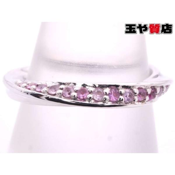 【上品】 JEWELRY STAR スタージュエリー デザイン ピンクサファイヤ 美品 指輪