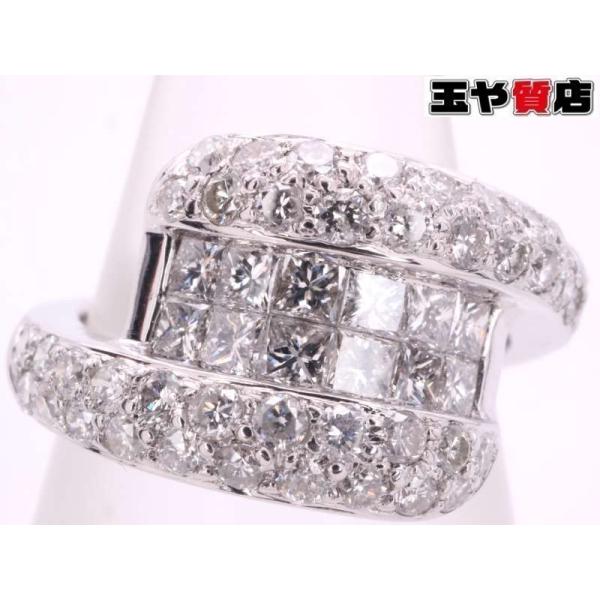 ダイヤ 1.18ct デザイン リング 11号 K18WG ホワイトゴールド : 親切な