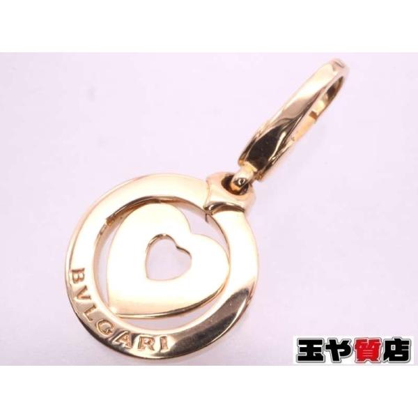 BVLGARI（ブルガリ） 美品 トンドハートチャーム ペンダントトップ 750