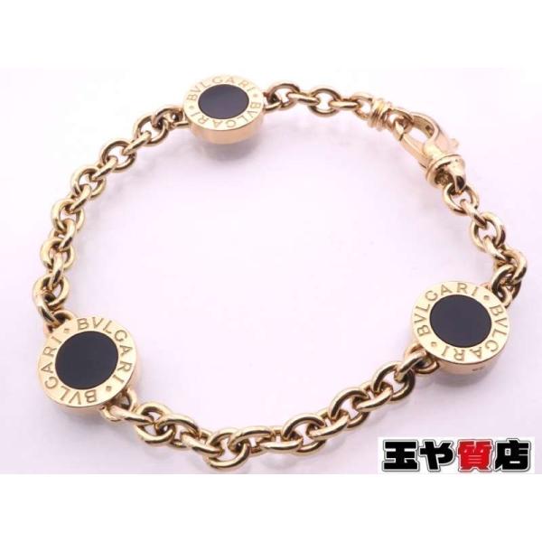 BVLGARI（ブルガリ） ブルガリブルガリ 3P オニキス ブレスレット 750