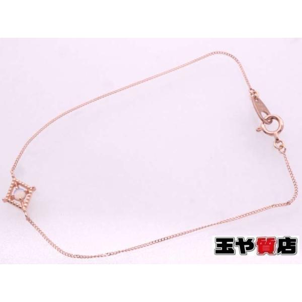 エテ オパール 1P デザインブレスレット K10PG ピンクゴールド