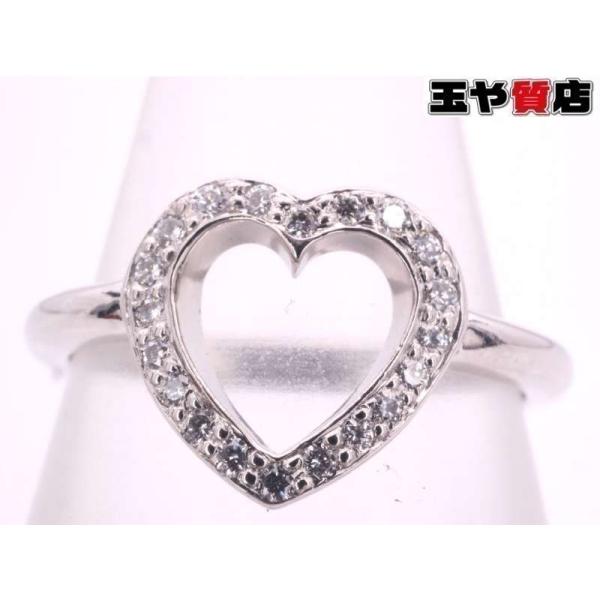 ティファニー pt950 リング ９号 TIFFANY&Co.（ティファニー） センチメンタルハート ダイヤ リング9号