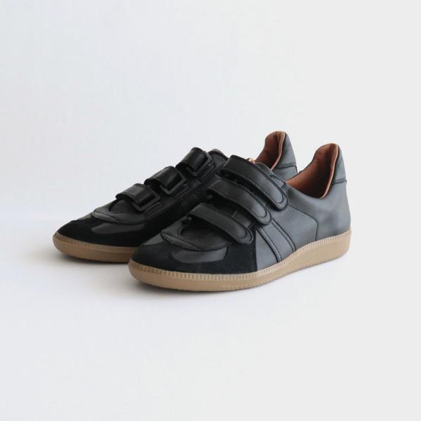 リプロダクションオブファウンド GERMAN MILITARY TRAINER VELCRO #BLACK [1703LD] ユニセックス シューズ REPRODUCTION OF FOUND