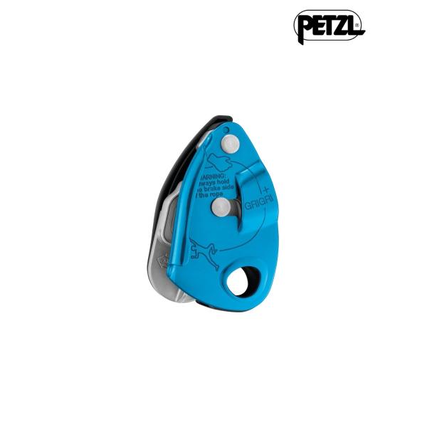 グリグリ＋ #ブルー [D015AA01]　PETZL ペツル　フィールドギア ビレイデバイス ロープクライミング