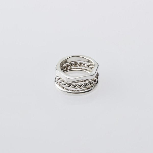 ショロジュエリー Triple Ring #SILVER [XOR025] メンズ アクセサリー XOLO JEWELRY