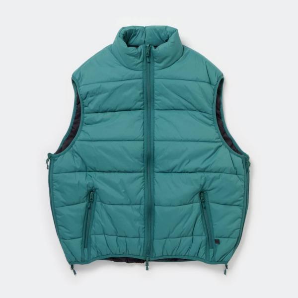 ダイワピア39 TECH REVERSIBLE CLIMBERS PUFF VEST #EMERALD GREEN×BK