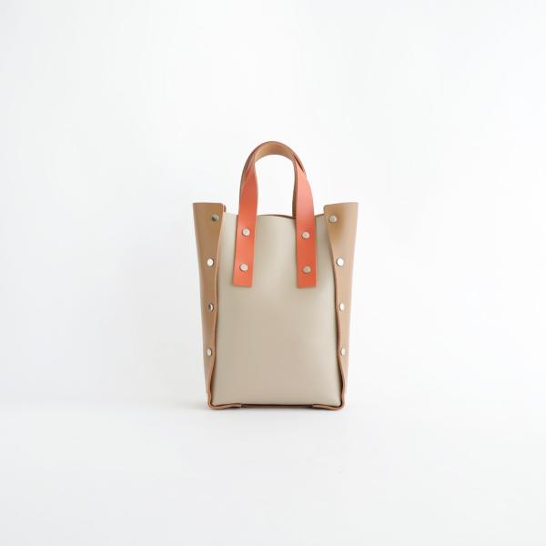 エンダースキーマ your choice // assemble hand bag tall S #orange × beige [yc-rb-ats] S ユニセックス バッグ Hender Scheme