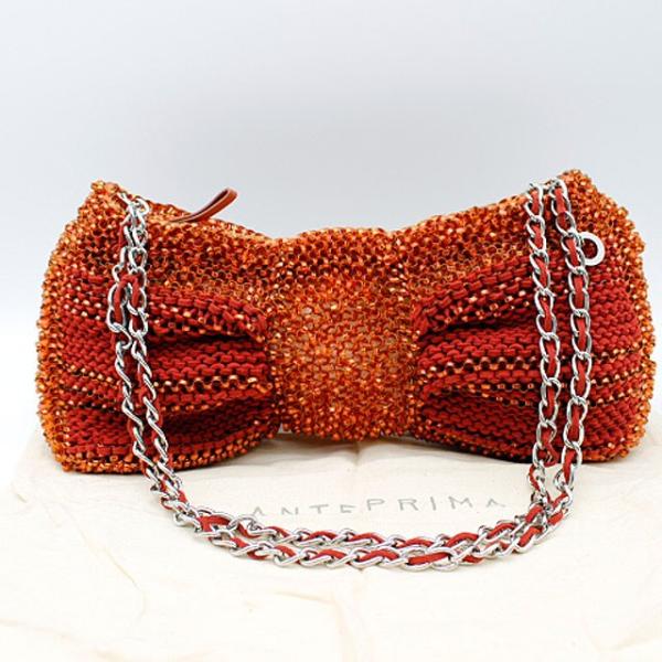 ANTEPRIMA　美品　くまさんチャーム付きワイヤーバッグ　オレンジ系 ANTEPRIMA（キーホルダー）のフリマアイテム一覧