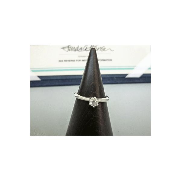 TIFFANY&Co. テイファニー Pt950 ダイヤ指輪 0.23ct 11号 : 有限会社  