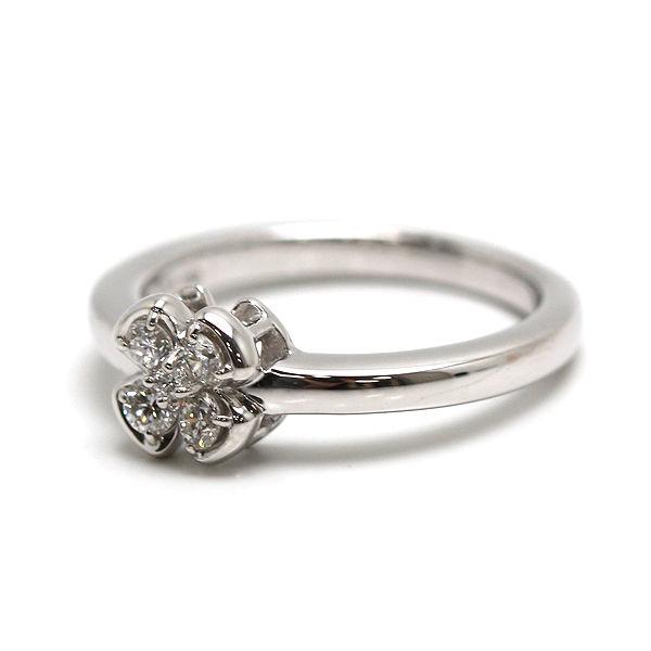 Ponte Vecchio ポンテヴェキオ ダイヤモンドフラワーリング 9号 0.20ct 