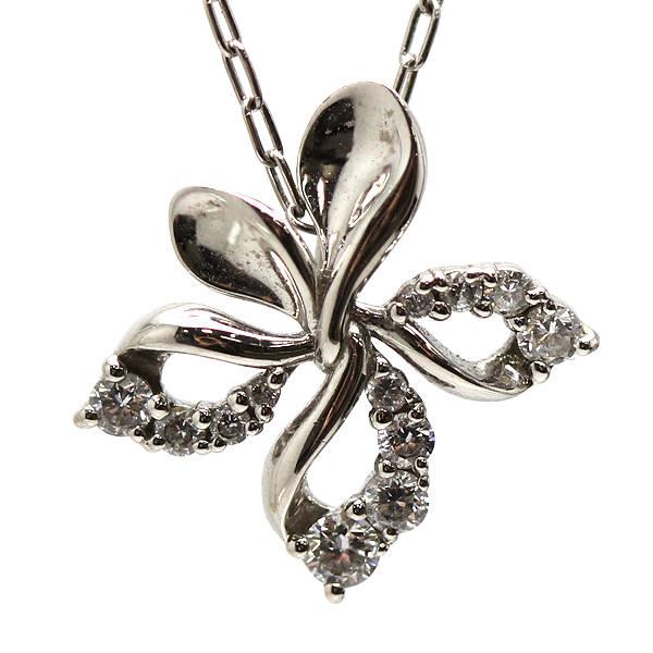 STAR JEWELRY スタージュエリー フラワーモチーフネックレス 約40cm