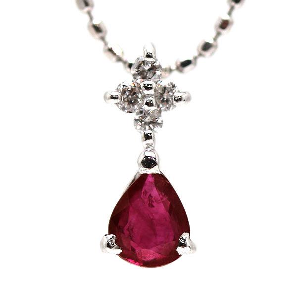 k18wgルビーネックレス