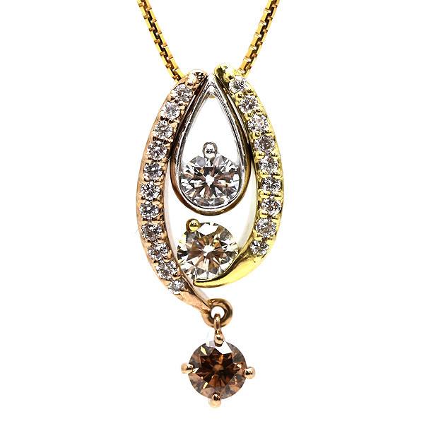 K18 ダイヤモンドネックレス 18金 0.28ct/0.12ct/0.30ct/0.11ct/0.24ct