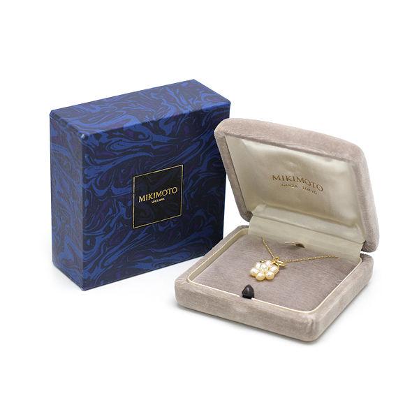 MIKIMOTO（ミキモト） パールネックレス 花 約40cm 真珠 7珠 K18 18金