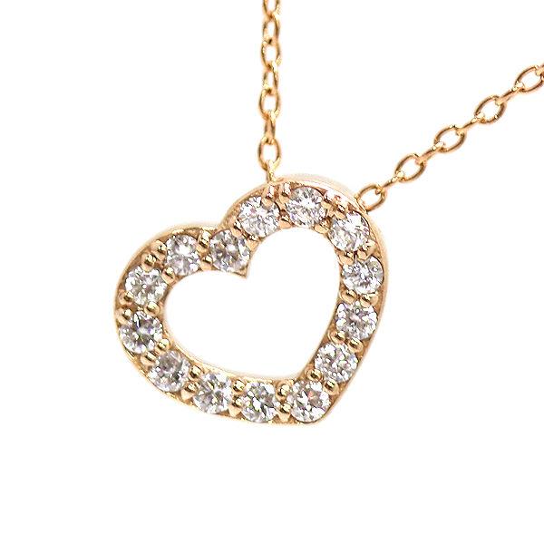 Ponte Vecchio（ポンテヴェキオ） ダイヤモンドハート ネックレス 約