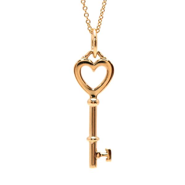 TIFFANY&Co.（ティファニー） ハートキー ネックレス 約40cm 約3.5g