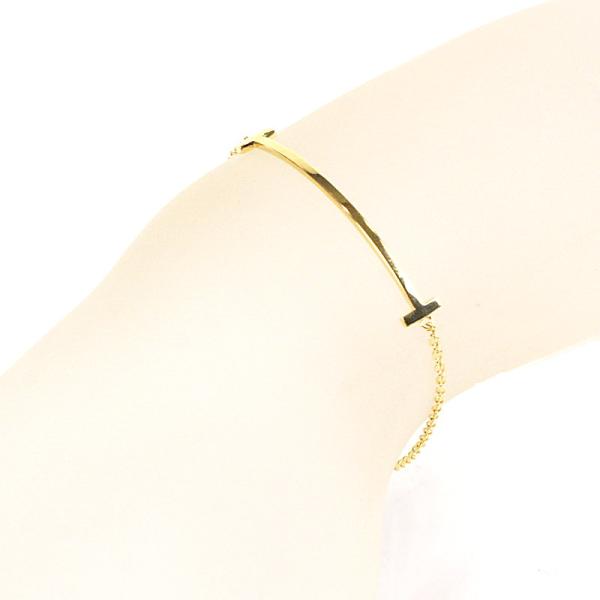 Tiffany & Co. スマイル ゴールドブレスレット ティファニー T スマイル ブレスレット ダイヤモンド イエロー