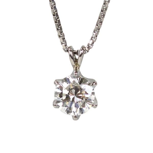 Ｐt900.850/美しい1点留め/ソリティアダイヤモンドネックレス.ダイヤ綺麗 SEIKO（セイコー） Pt850 Pt900 ソリティアダイヤモンドネックレス 約
