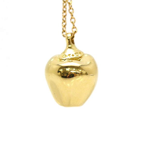 Elsa Peretti Tiffany&Co. ティファニー 3Dアップルネックレス 18金