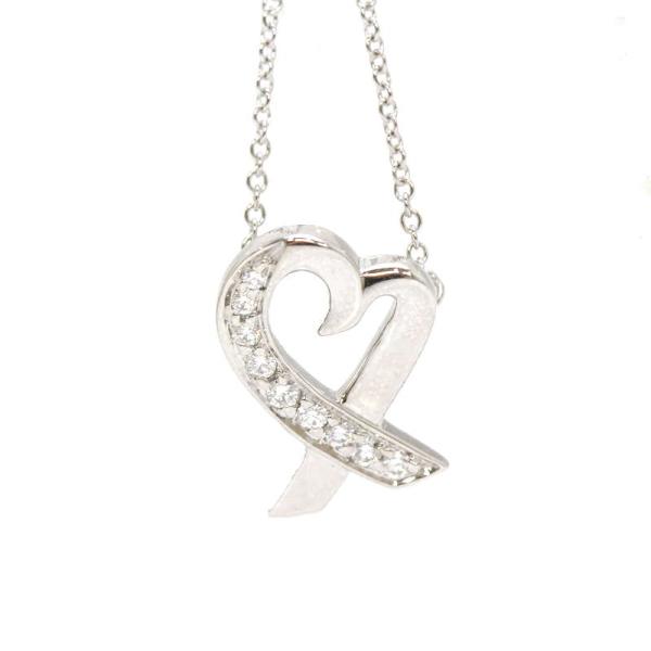 K18WG ティファニー パロマ・ピカソ ダイヤ ネックレス TIFFANY&Co.（ティファニー） ラビングハートネックレス ダイヤモンド