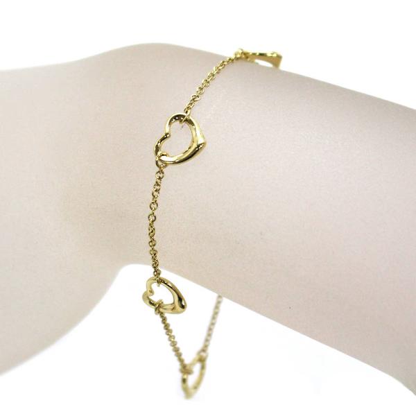 Tiffany&Co. ティファニー 5連オープンハート ブレスレット 約18cm K18