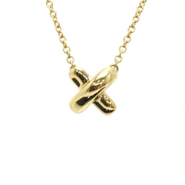 TIFFANY&Co.（ティファニー） クロスステッチ ネックレス K18 18金