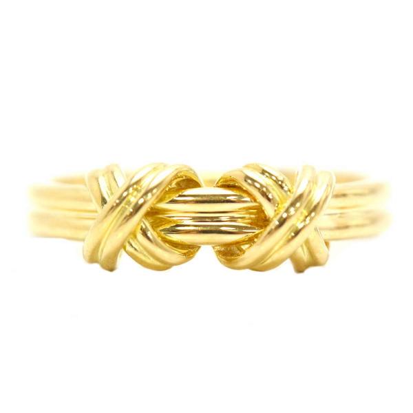 TIFFANY&Co.（ティファニー） ダブルシグネチャーリング 指輪 18金