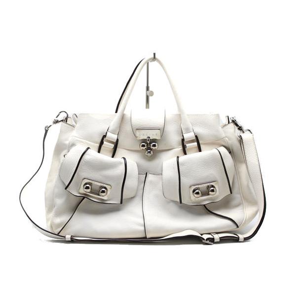 CELINE（セリーヌ） ショルダーバッグ 2way ハンドバッグ 白 72899