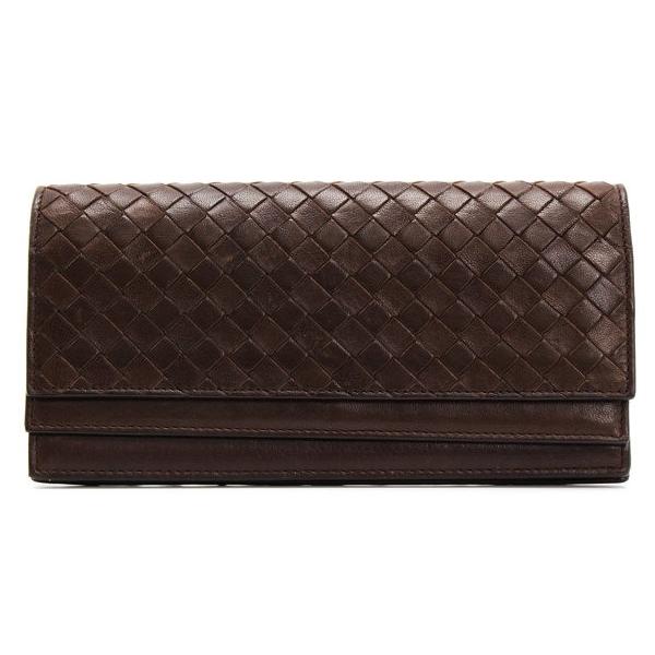 BOTTEGA VENETA ブラウン 財布 BOTTEGA VENETA ボッテガヴェネタ 二つ折り財布 ブラウン - メルカリ