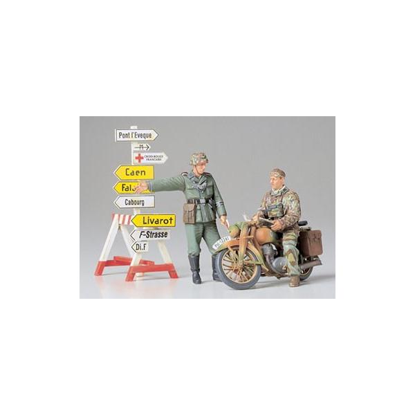 タミヤ 1/35 ミリタリーミニチュア No.241 ドイツ 軍用オートバイ 野戦