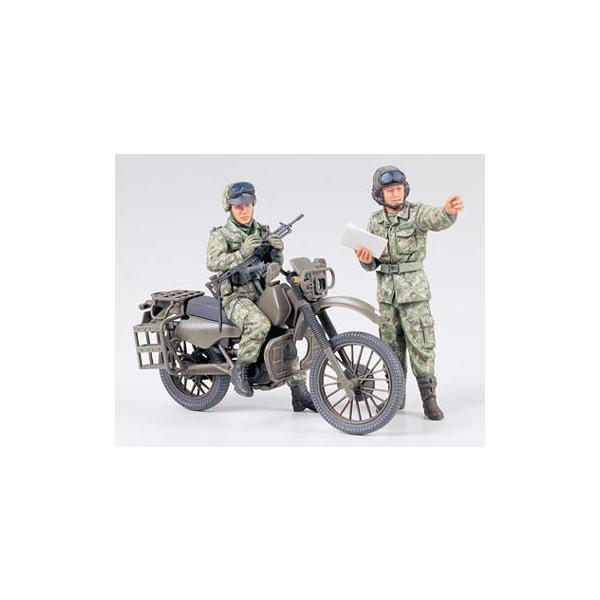 タミヤ 1/35 ミリタリーミニチュア No.245 陸上自衛隊 オートバイ偵察