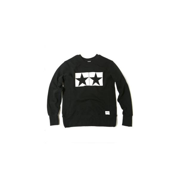 �^�~���i67132�jJUN WATANABE �^�~���}�[�N CREWNECK�@SWEAT SHIRTS �u���b�N S