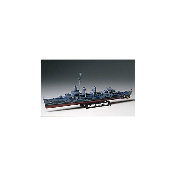 タミヤ 1/350 アメリカ海軍 駆逐艦 DD445フレッチャー組み立て塗装済み アメリカ海軍駆逐艦DD445フレッチャー (プラモデル) - ホビー