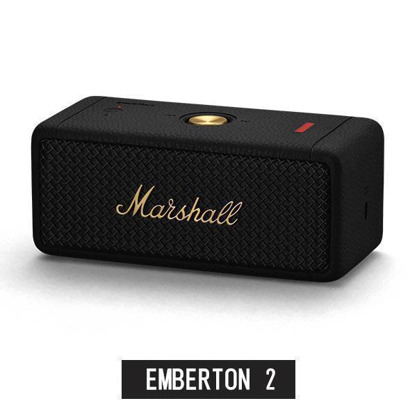 EmbertonIIは、大音量で重厚なマーシャルサウンドを鳴らすコンパクトなポータブルスピーカーです。再生時間が約10時間長くなったMarshallのベストセラースピーカーEmberton IIは2インチのフルレンジドライバーと2つのパッシ...