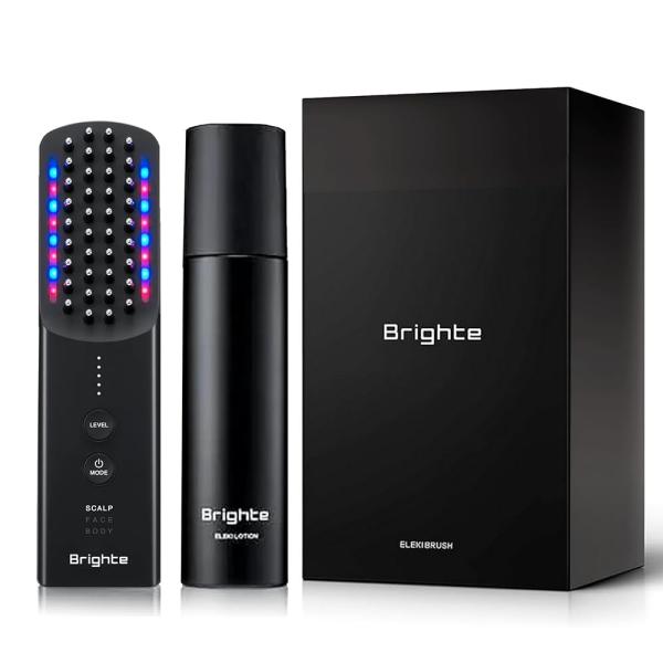 Brighteブライト エレキブラシ（美顔器） エレキローション（専用化粧水） ブライト エレキブラシ+ Brighte ELEKI BRUSH+ & LOTION 美顔器 EMS