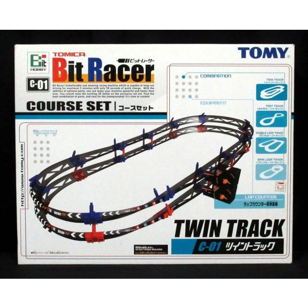 TOMICAビットレーサーコースセット ツイントラックC−01 : 田村玩具