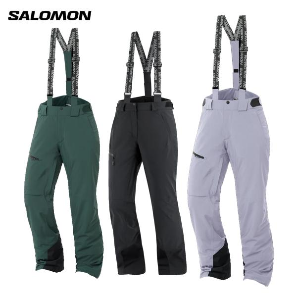 サロモン スキーパンツ レディースM SALOMON（サロモン） スキーウェア パンツ ビブ レディース＜2026