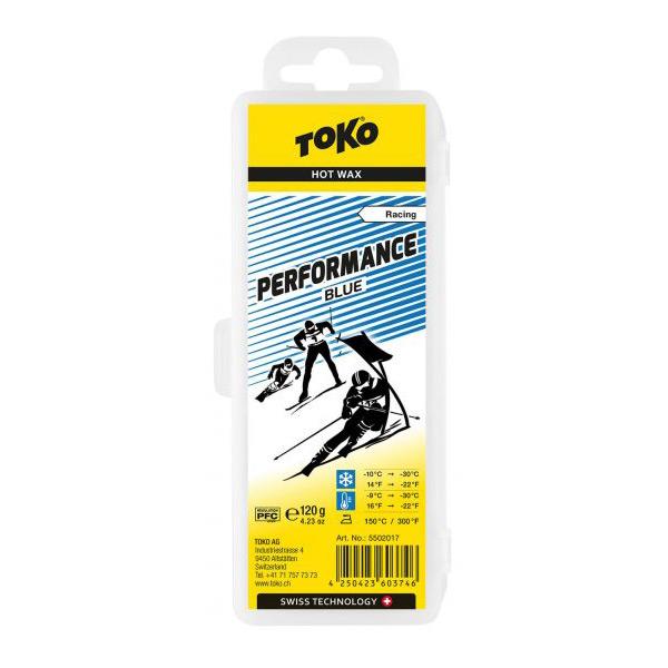 トコ ワックス TOKO Performance ブルー 120g 5502017 固形 スキー
