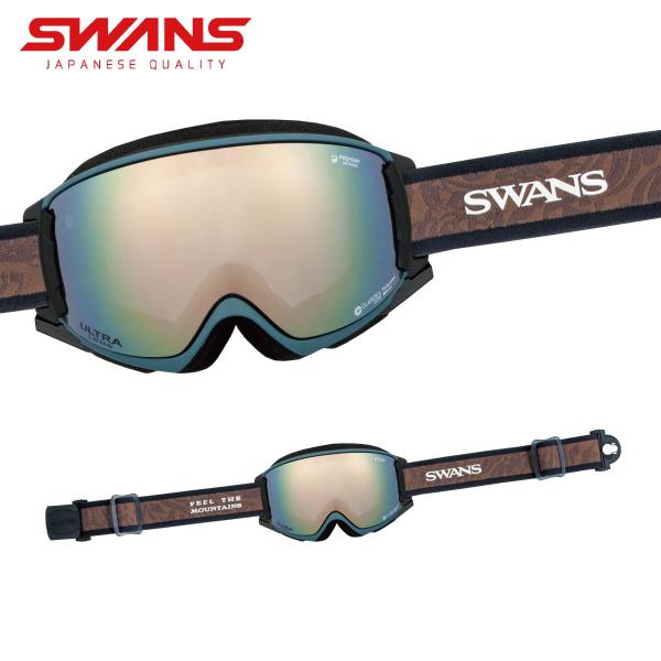 スキー・スノーボードアクセサリー SWANS ROVO MDH SC SWANS スキーゴーグル スワンズ ゴーグル スキー メンズ