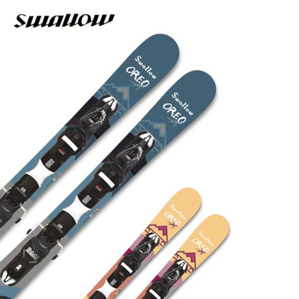 SWALLOW スワロー スキー板OREO 90 / オレオ 90■90cm R：(7.4m)サイドカット：(108/85/98mm)PRODUCT FEATURES・Cap Construction−SKI全体にパワーを伝達。BINDIN...