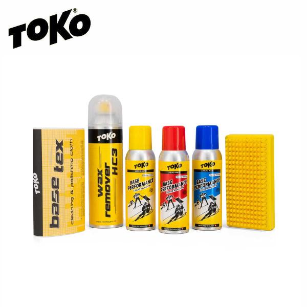 TOKO トコ ワックス■5505001ベースパフォーマンスグライディングキット用途と特徴・ソールをきれいにするワックスリムーバーとテックスベース・あらゆる状況に対応する使いやすい 3 種類の液体ワックス・液体ワックス使用後の完璧な磨きのた...