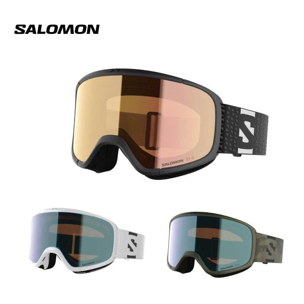 サロモン SALOMON スキーゴーグル■AKSIUM 2.0 PHOTOカラー：レンズ（可視光線透過率VLT）■Black：Photo ML Red Cat.1-3(10-46%) ■White：Photo ML Blue Cat.1-3...