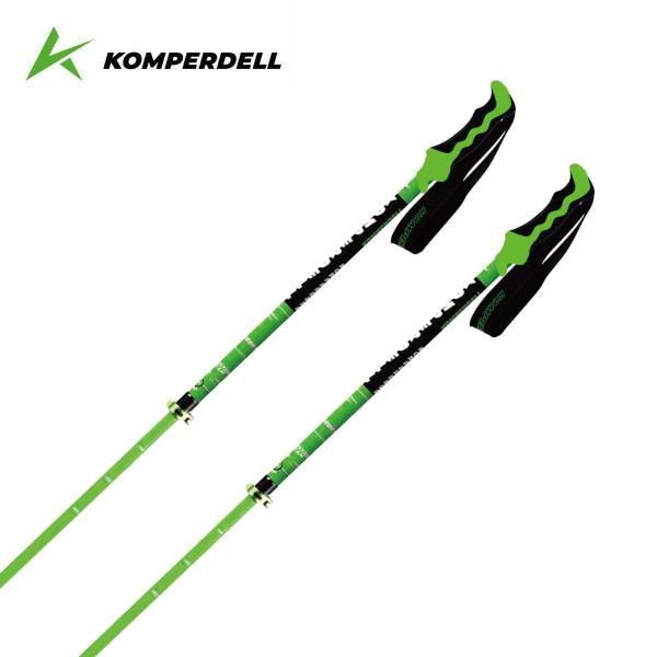 KOMPERDELL コンパーデル スキー ポール ストック■CARBON PRO VARIO JAPAN GREEN 2 / GREEN / KO2-CBPVJP-NG2カラー・GREEN2/GREENSIZES・adjustable f...