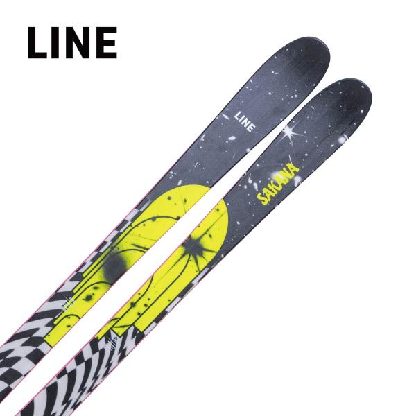 LINE ライン スキー板■SAKANA  サカナ■166cm R：(- m)サイドカット：(150/105/138 mm)■174cm R：(15.0 m)サイドカット：(150/105/138 mm)■181cm R：(- m)サイドカ...
