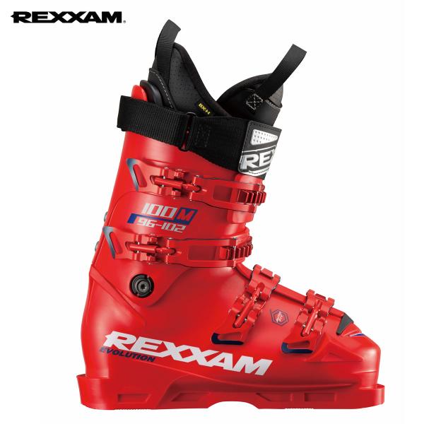 REXXAM レクザム スキーブーツ■R-EVO 100MR エヴォ 100Mフレックス（硬さ）：100ラスト（幅）：Auto Fit-M 96-102COLOR・Fire RedSIZE・220-285SHELL・TPUBUCKLE・RX...