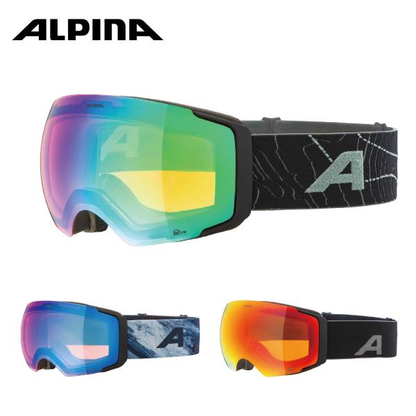 ALPINA アルピナ  スキーゴーグル■A7311.8 FALERA MAG Q-liteファレラ マグ  Q-lite■カラーレンズ透過率■ブラック/ グリーンマットレンズ：Q-LITE グリーン S2、ピンク S1S2:18-43% ...