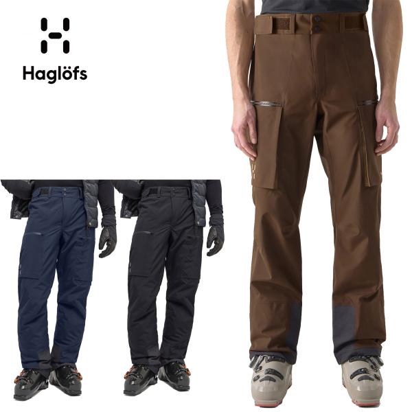 HAGLOFS ホグロフス　EDGE PANT サイズL 黒　スキーウェア HAGLOFS（ホグロフス） スキーウェア パンツ メンズ ＜2026＞ 607470