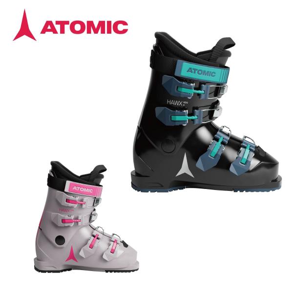 ATOMIC アトミック スキーブーツ■Hawx Kids 4  ホークス キッズ 4ラスト（幅）：98mm Junior LastCOLOR：品番・Black/Teal：AE5031500・Dust/Pink ：AE5031520SIZE...