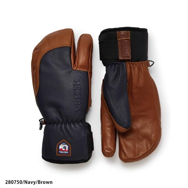 HESTRA �w�X�g�� �X�L�[�O���[�u �����Y ���f�B�[�X��2027��33872 / Topo 3-Finger ���{���K�i ���i�摜3
