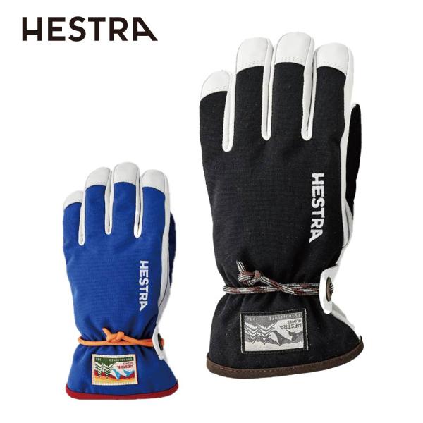 HESTRA  ヘストラ スキーグローブ■3002840 Wakayama Jr ワカヤマ ジュニア カラー ■Black■Royal サイズ 3,4,5,6,7 素材 ・Palm: Impregnated goat leather・Bac...